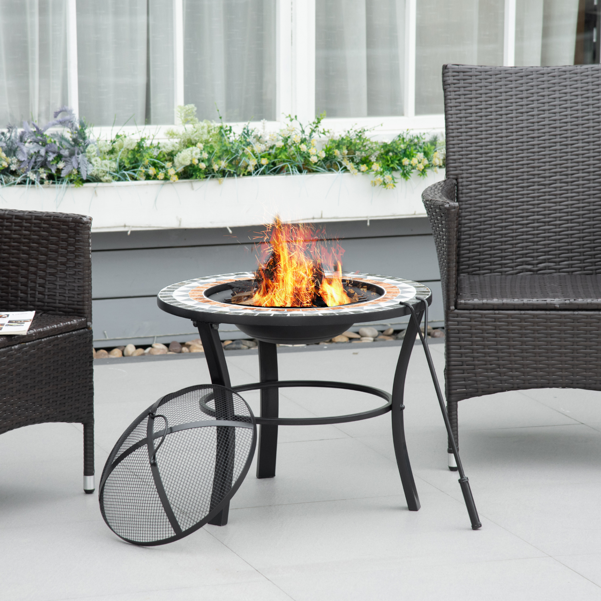 Friday Favourites: Outsunny 60cm Fire Pit Table – Add Warmth and Style to Your Garden