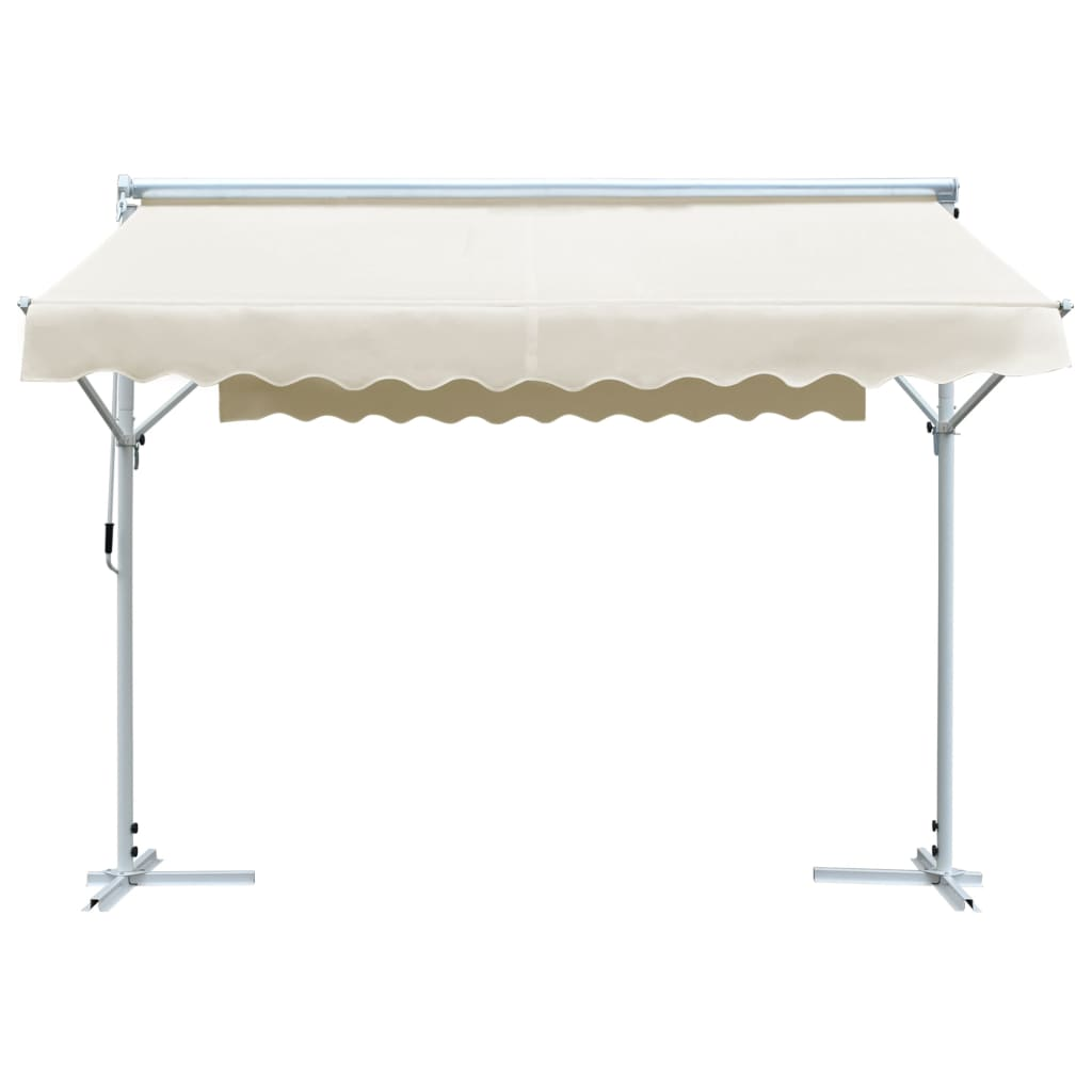 Free Standing Awning 3x3 m Cream