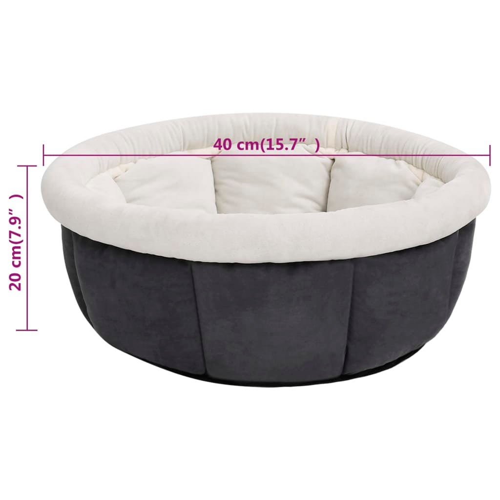 Dog Bed 40x40x20 cm Grey