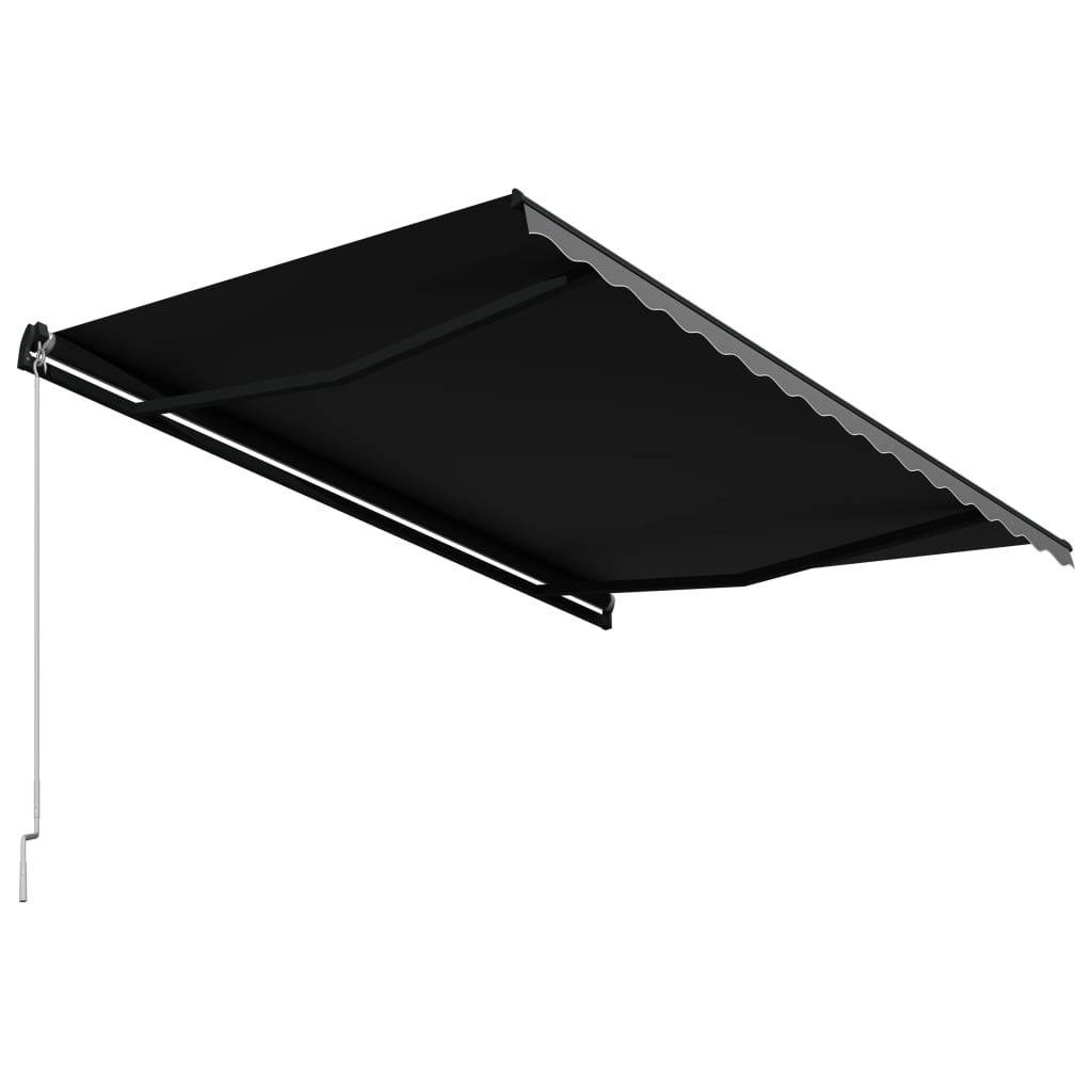 Manual Retractable Awning 400x300 cm Anthracite