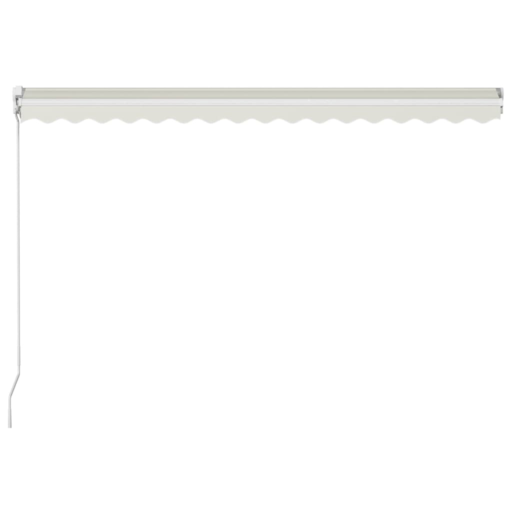 Manual Retractable Awning 400x300 cm Cream