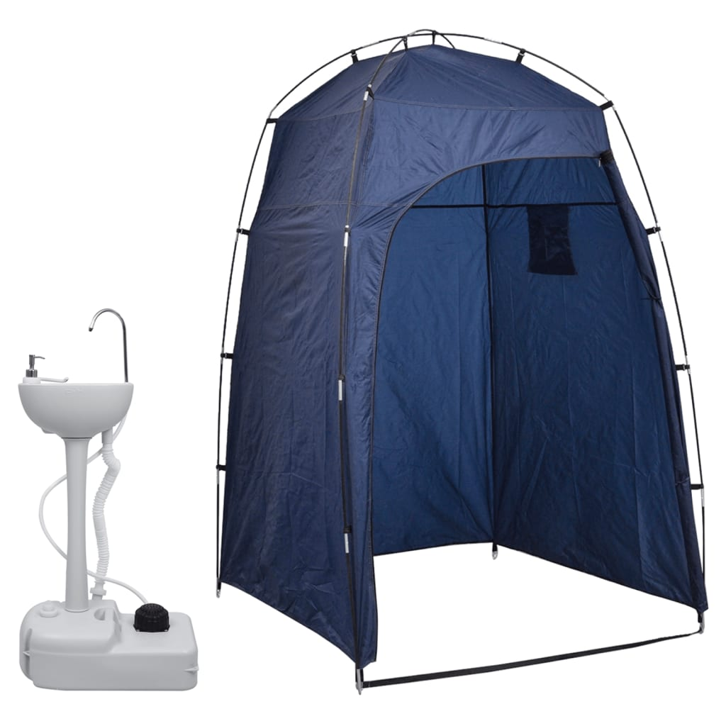 Portable Camping Handwash Stand with Privacy Tent – 20L Capacity