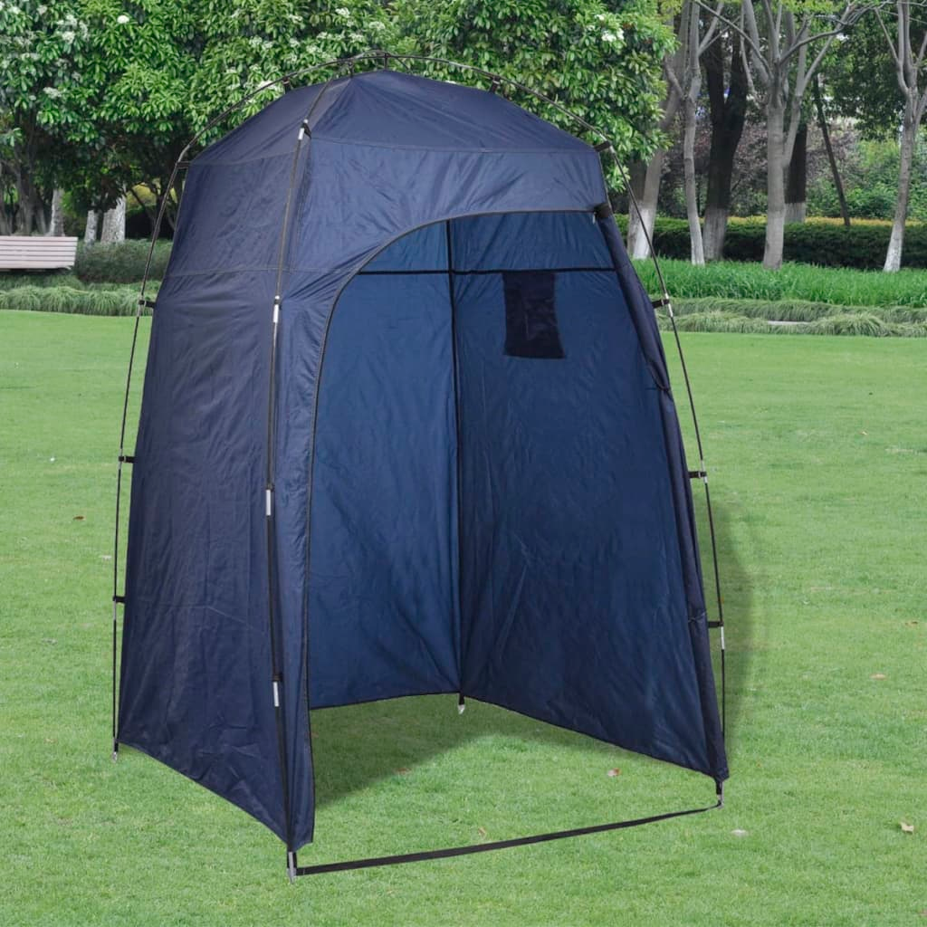 Portable Shower, WC, and Changing Tent - Blue | Perfect for Camping, Beach & Outdoor Activities