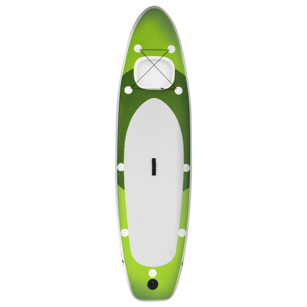 Inflatable Stand Up Paddle Board Set Green 360x81x10 cm