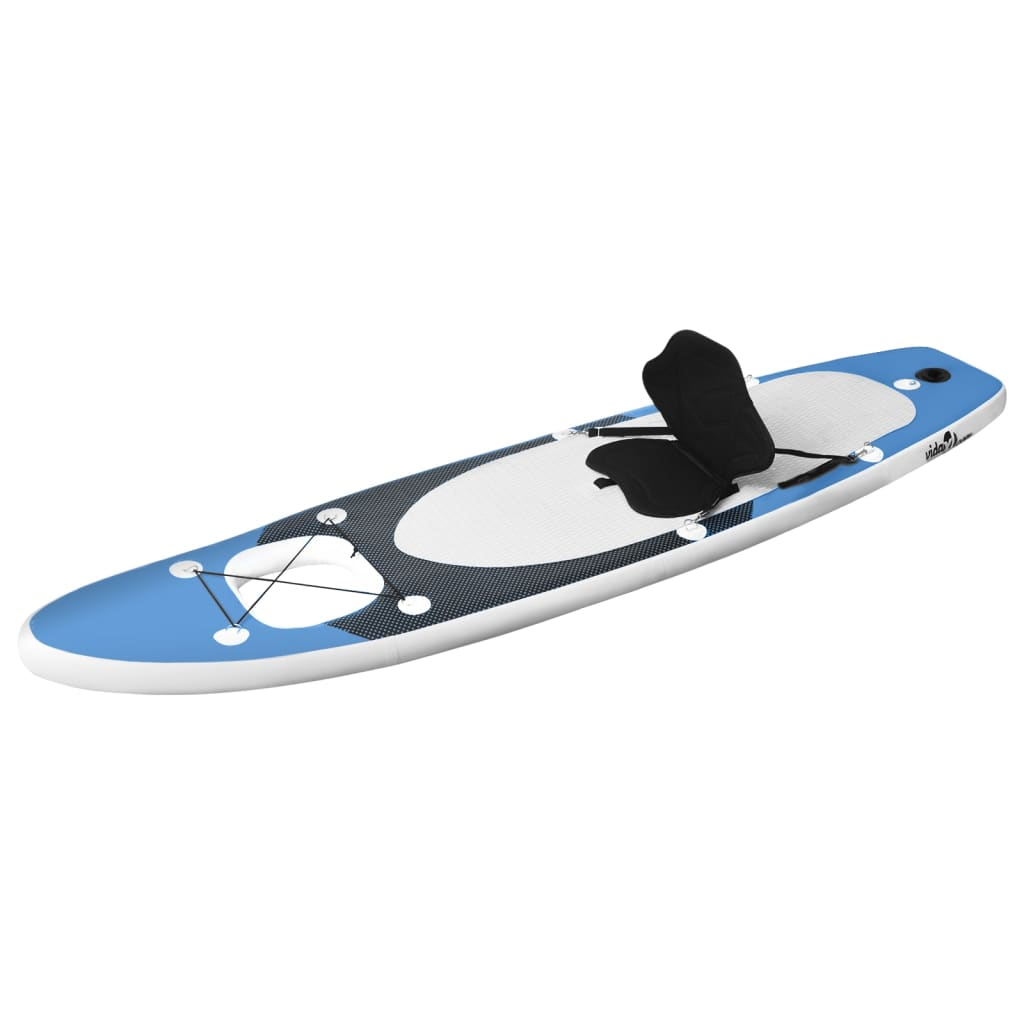 Inflatable Stand Up Paddle Board Set Sea Blue 360x81x10 cm