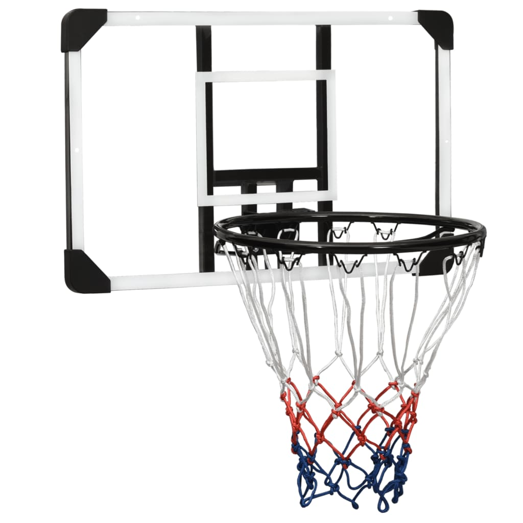 Durable & Weather Resistant Polycarbonate Basketball Backboard - Transparent 71x45x2.5 cm