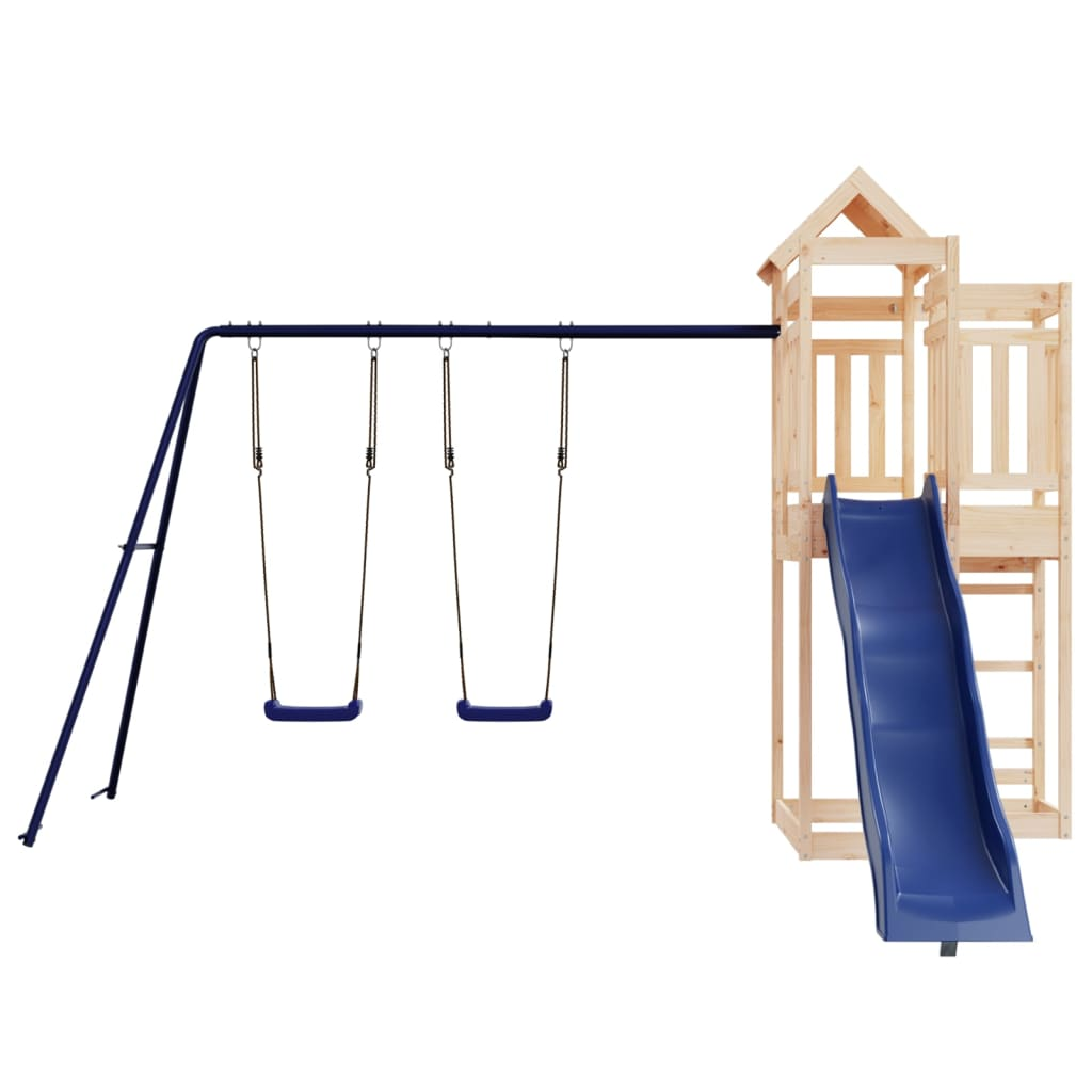 Outdoor Playset Solid Wood Pine