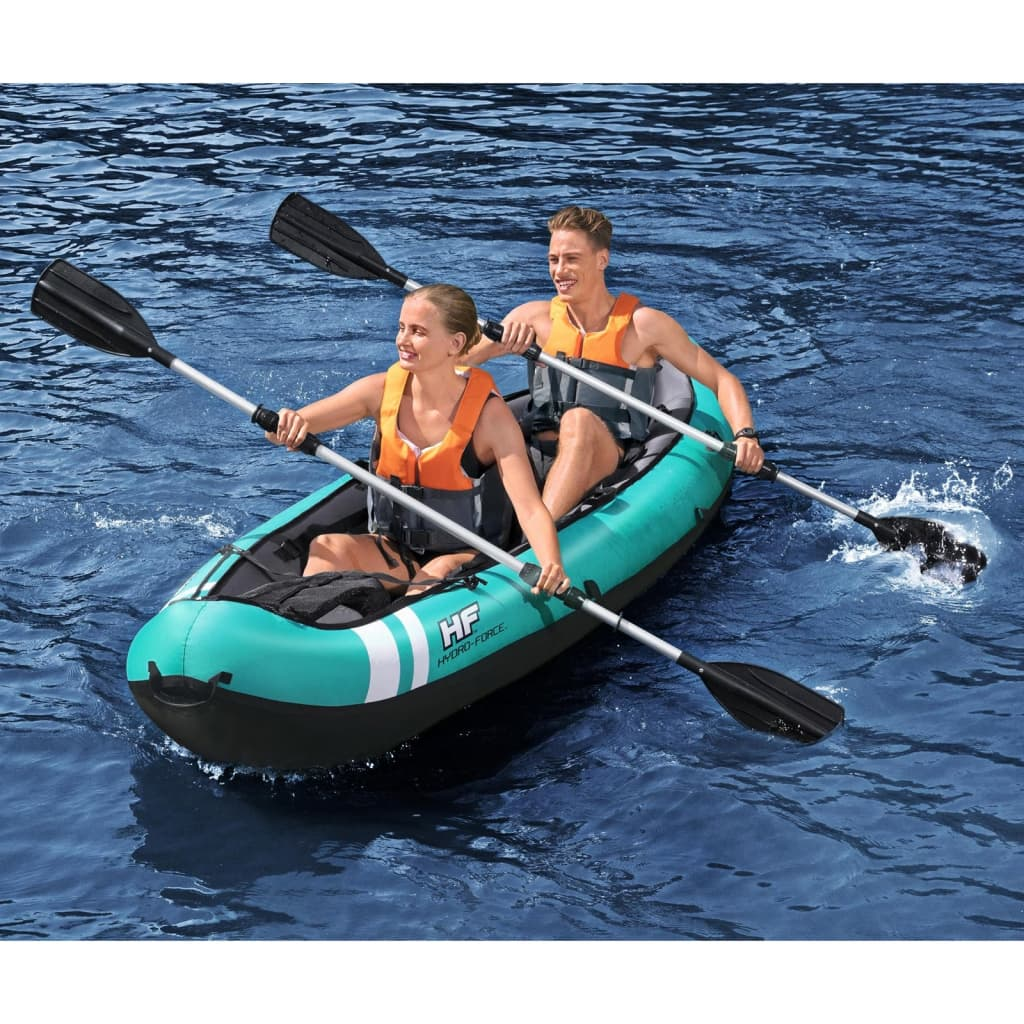 Bestway Hydro-Force Ventura X2 Kayak - 330x86 cm Inflatable Kayak for 2 with Adjustable Seats and Paddles