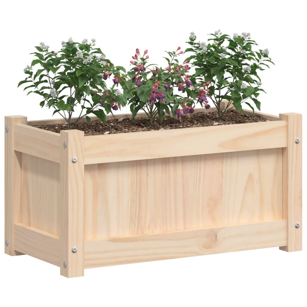 VidaXL Garden Planters 2 pcs Solid Wood Pine