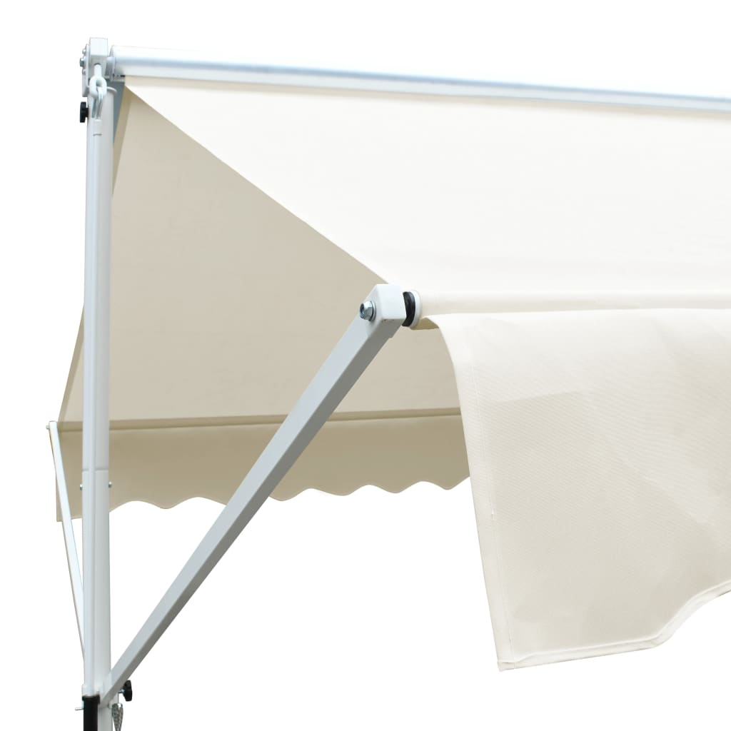 Free Standing Awning 3x3 m Cream