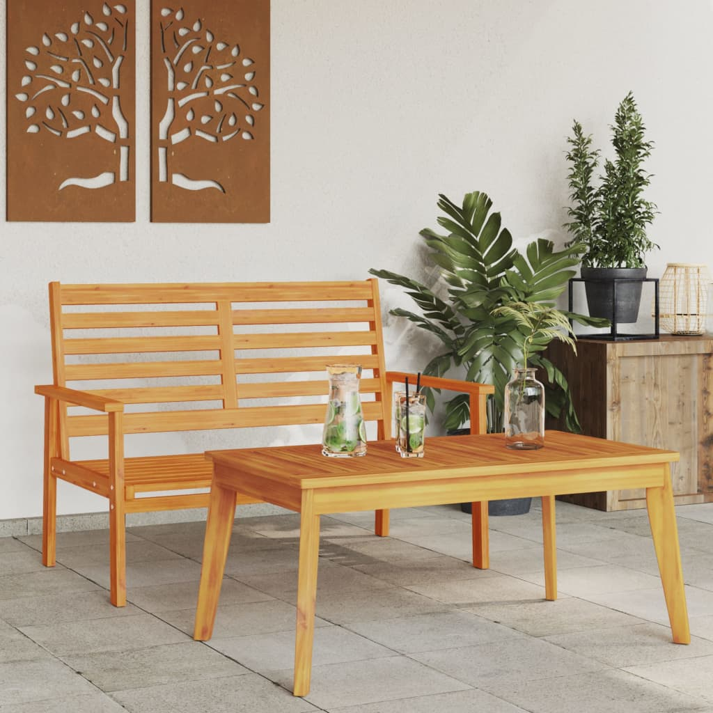 Garden Set Solid Wood Acacia