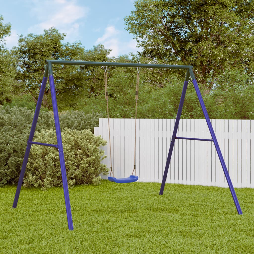 Durable Outdoor Swing Set with Adjustable Swing Seat - Perfect for Kids Ages 3-10