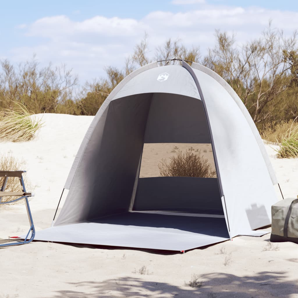 Waterproof Beach Tent for 3 People - Grey, Easy Setup, Portable